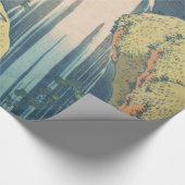 Hokusai Amida Herfsten Japan Waterval Cadeaupapier (Hoek)