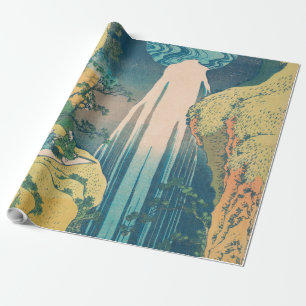 Hokusai Amida Herfsten Japan Waterval Cadeaupapier