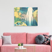 Hokusai Amida Herfsten Japan Waterval Canvas Afdruk (Insitu (Woonkamer))