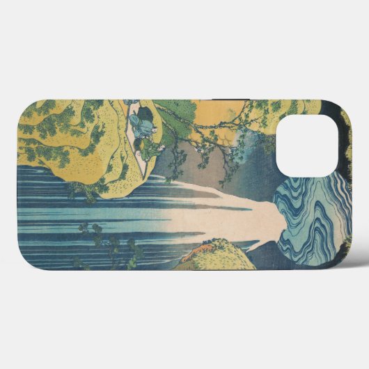 Hokusai Amida Herfsten Japan Waterval Case-Mate iPhone Case (Achterkant (horizontaal))