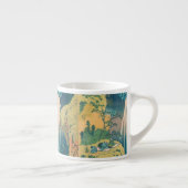 Hokusai Amida Herfsten Japan Waterval Espresso Kop (Rechts)