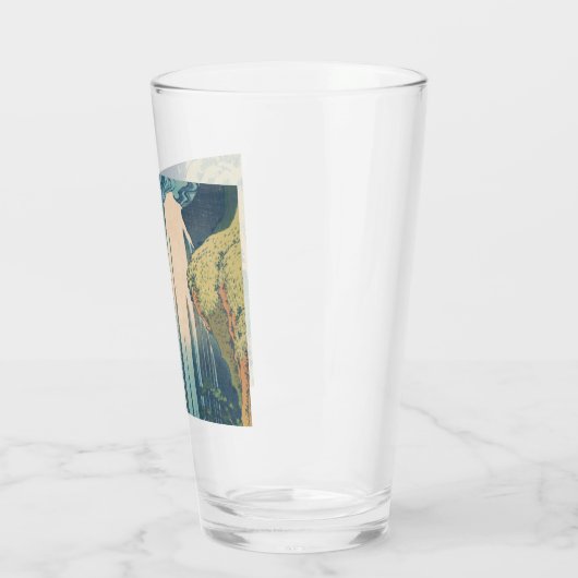 Hokusai Amida Herfsten Japan Waterval Glas (Links)