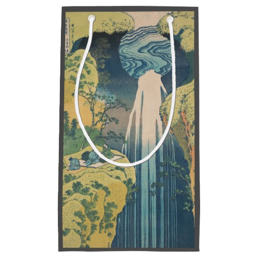 Hokusai Amida Herfsten Japan Waterval Klein Cadeauzakje (Voorkant)