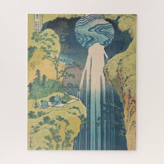Hokusai Amida Herfsten Japan Waterval Legpuzzel (Verticaal)