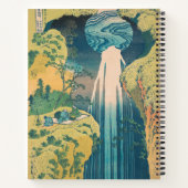 Hokusai Amida Herfsten Japan Waterval Notitieboek (Achterkant)