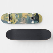 Hokusai Amida Herfsten Japan Waterval Persoonlijk Skateboard (Horizontaal)