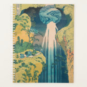 Hokusai Amida Herfsten Japan Waterval Planner (Voorkant)