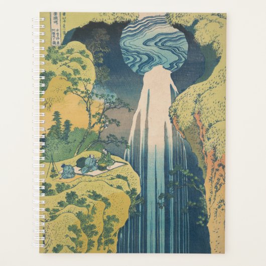 Hokusai Amida Herfsten Japan Waterval Planner (Voorkant)