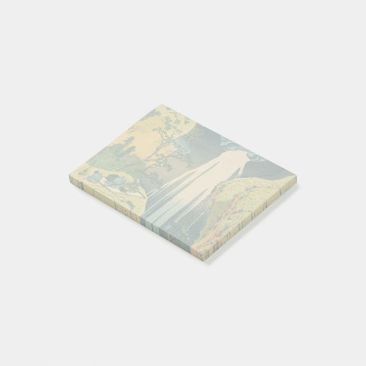 Hokusai Amida Herfsten Japan Waterval Post-it® Notes (Schuin)