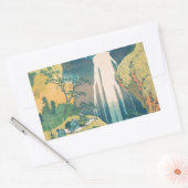 Hokusai Amida Herfsten Japan Waterval Rechthoekige Sticker (Envelop)