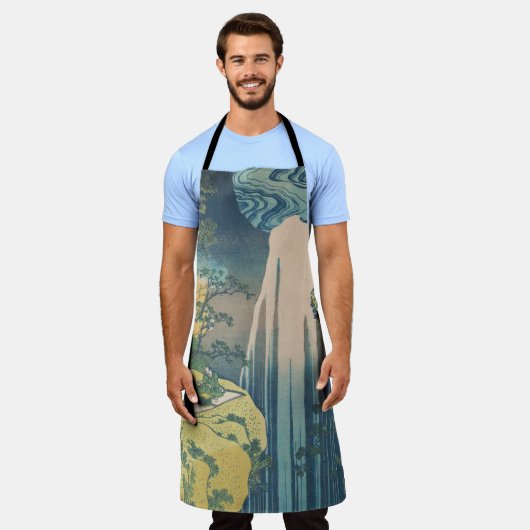 Hokusai Amida Herfsten Japan Waterval Schort (Gedragen)