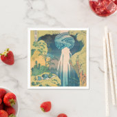 Hokusai Amida Herfsten Japan Waterval Servet (Insitu)