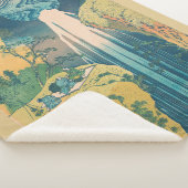 Hokusai Amida Herfsten Japan Waterval Sherpa Deken (3/4)