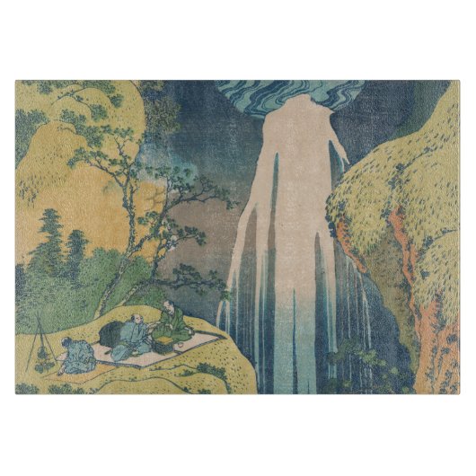 Hokusai Amida Herfsten Japan Waterval Snijplank (Voorkant)