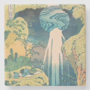 Hokusai Amida Herfsten Japan Waterval Stenen Onderzetter