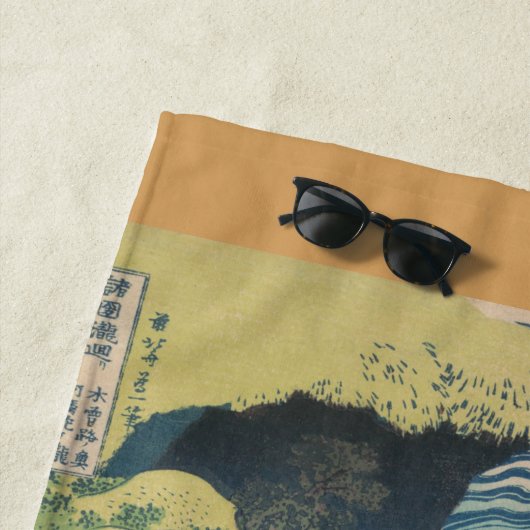 Hokusai Amida Herfsten Japan Waterval Strandlaken (In situ)