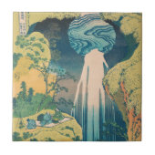 Hokusai Amida Herfsten Japan Waterval Tegeltje (Voorkant)