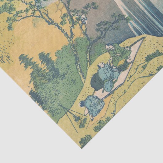 Hokusai Amida Herfsten Japan Waterval Tissuepapier (Detail)