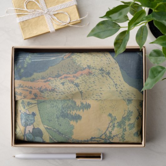Hokusai Amida Herfsten Japan Waterval Tissuepapier (Geschenk)