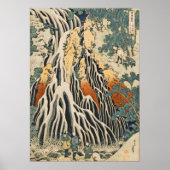 Hokusai - Amida Waterfall Poster (Voorkant)