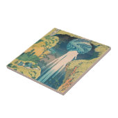 Hokusai Amida-waterval Japan Waterval Tegeltje (Zijkant)