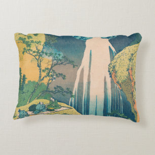 Hokusai Amida-watervallen Japan Waterval  Accent Kussen