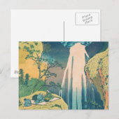 Hokusai Amida-watervallen Japan Waterval Briefkaart (Voorkant / Achterkant)