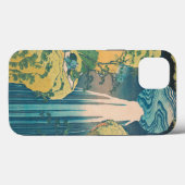 Hokusai Amida-watervallen Japan Waterval Case-Mate iPhone Case (Achterkant (horizontaal))