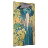 Hokusai Amida-watervallen Japan Waterval Klembord (Rechts)