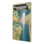 Hokusai Amida-watervallen Japan Waterval Mini Klembord (Angled2)