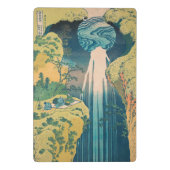 Hokusai Amida-watervallen Japan Waterval Mini Klembord (Achterkant)