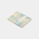 Hokusai Amida-watervallen Japan Waterval Post-it® Notes (Schuin)