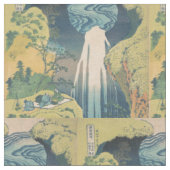 Hokusai Amida-watervallen Japan Waterval Stof (Close Up)