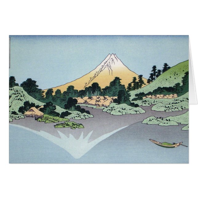 Hokusai Art-schildergebergte (Voorkant Horizontaal)