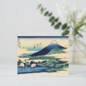 Hokusai Art-schildergebergte Briefkaart (Staand voorkant)