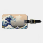 Hokusai Bagagelabel "The Great Wave" (Voorkant horizontaal)