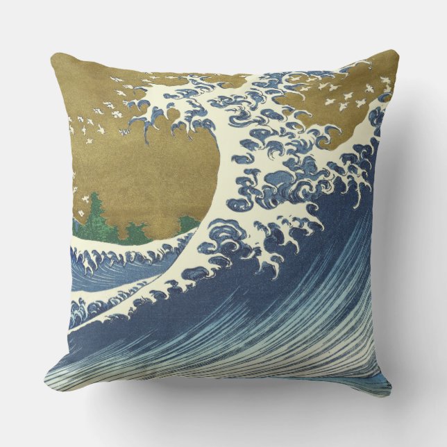 Hokusai Big Wave Japan  Buitenkussen (Voorkant)