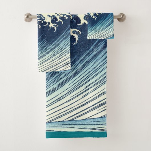 Hokusai Big Wave Japan Japanse kunst Bad Handdoek (Insitu)
