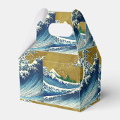 Hokusai Big Wave Japan Japanse kunst Bedankdoosjes (Achterkant)