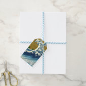 Hokusai Big Wave Japan Japanse kunst Cadeaulabel (Met Touw)