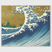 Hokusai Big Wave Japan Japanse kunst Cadeaupapier (Vlak)