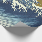 Hokusai Big Wave Japan Japanse kunst Cadeaupapier (Hoek)