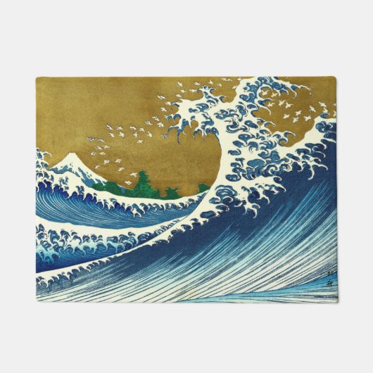 Hokusai Big Wave Japan Japanse kunst Deurmat (Voorkant)