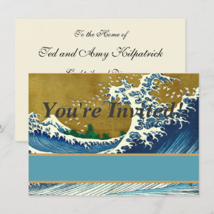 Hokusai Big Wave Japan Japanse kunst Kaart