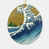Hokusai Big Wave Japan Japanse kunst Keramisch Ornament (Links)