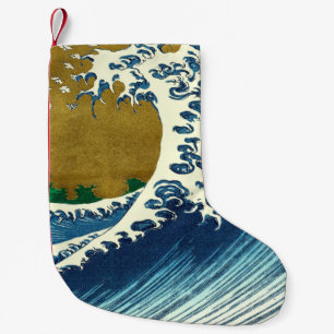 Hokusai Big Wave Japan Japanse kunst Kleine Kerstsok