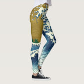 Hokusai Big Wave Japan Japanse kunst Leggings (Rechts)