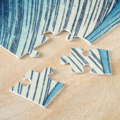 Hokusai Big Wave Japan Japanse kunst Legpuzzel (Zijkant)