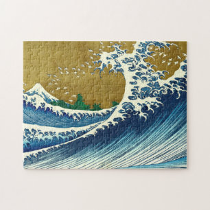 Hokusai Big Wave Japan Japanse kunst Legpuzzel