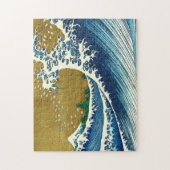Hokusai Big Wave Japan Japanse kunst Legpuzzel (Verticaal)